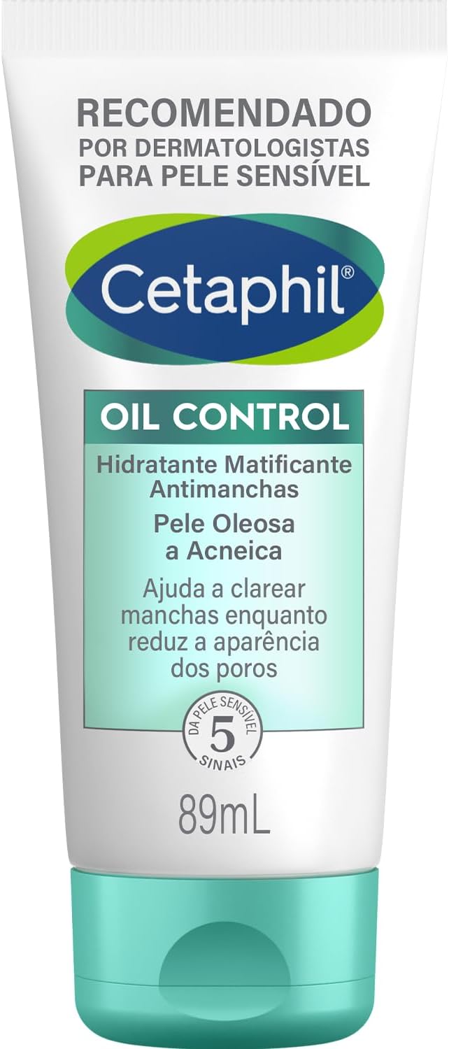 Cetaphil Oil Control Hidratante Matificante Antimanchas Facial para Pele Oleosa a Acneica 89ml