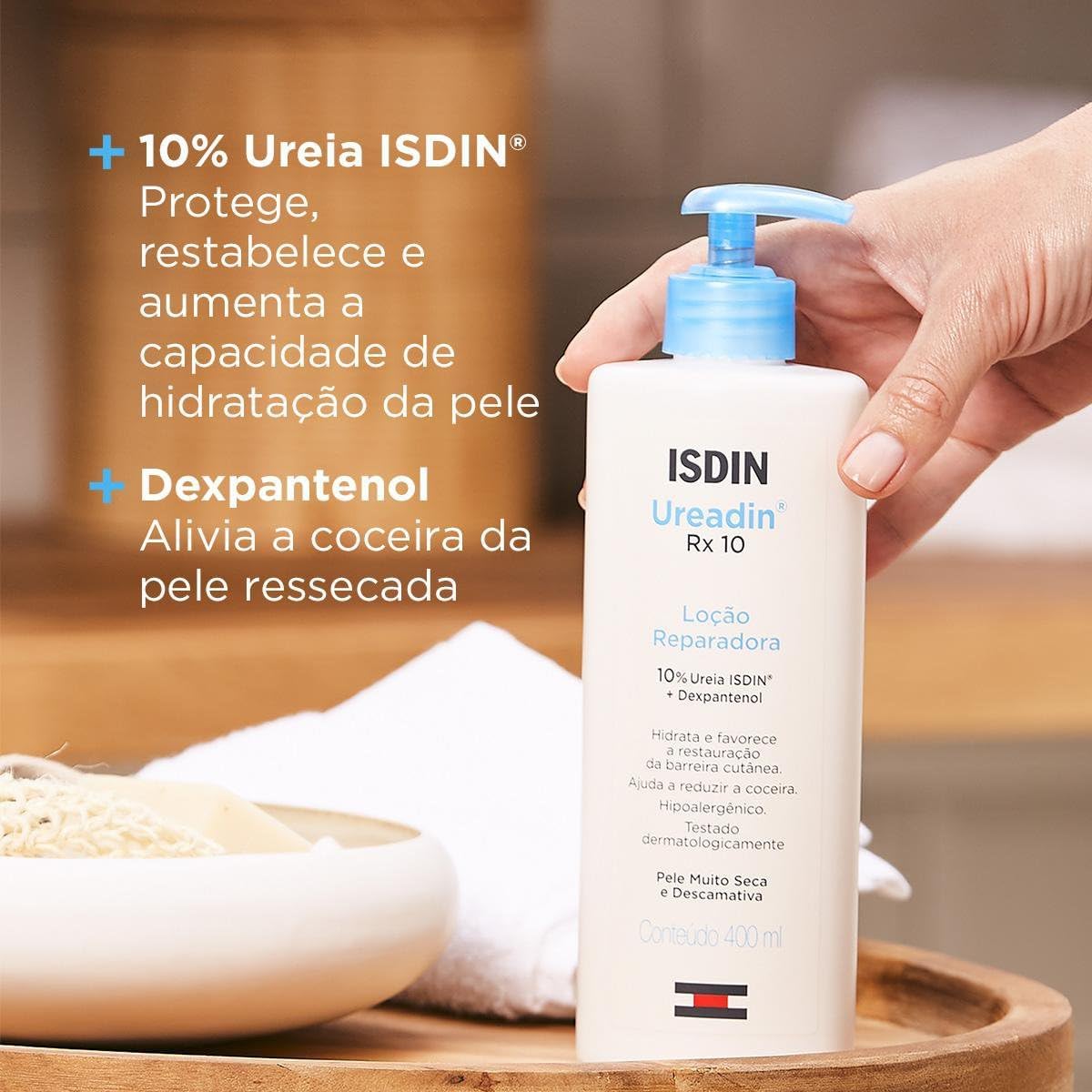 ISDIN Loção Hidratante Corporal para Pele Muito Seca Ureadin Rx10-400ml - Image 4