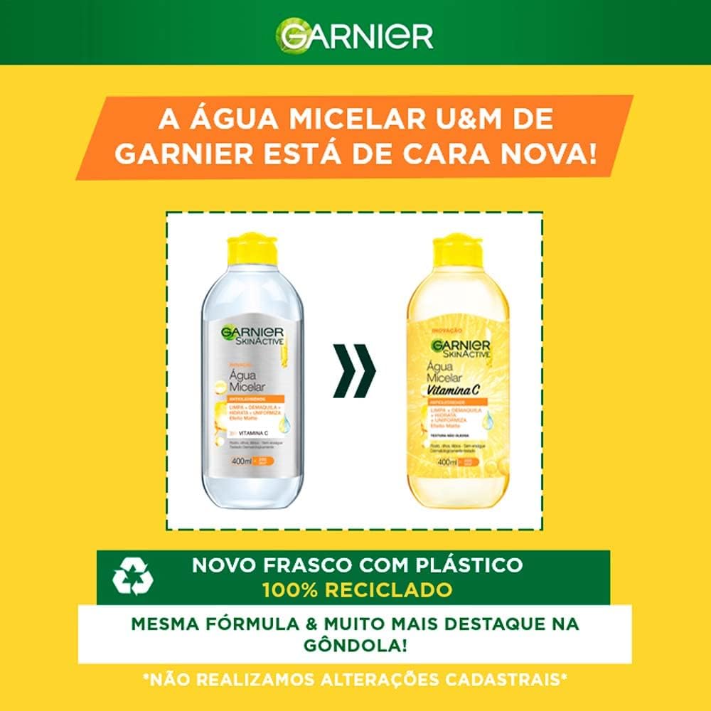 Garnier SkinActive, Água Micelar Antioleosidade com Vitamina C, 400ml - Image 7