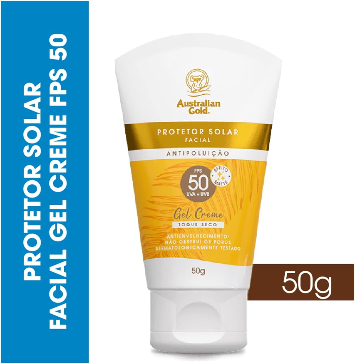 Australian Gold Protetor Solar Facial Gel Creme Fps 50 50Gr, Australian Gold - Image 7