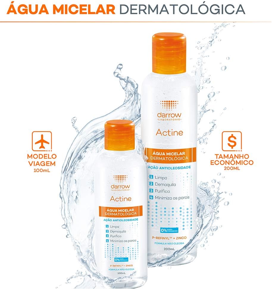 Actine Água Micelar Dermatológica, Darrow 400ml - Image 6