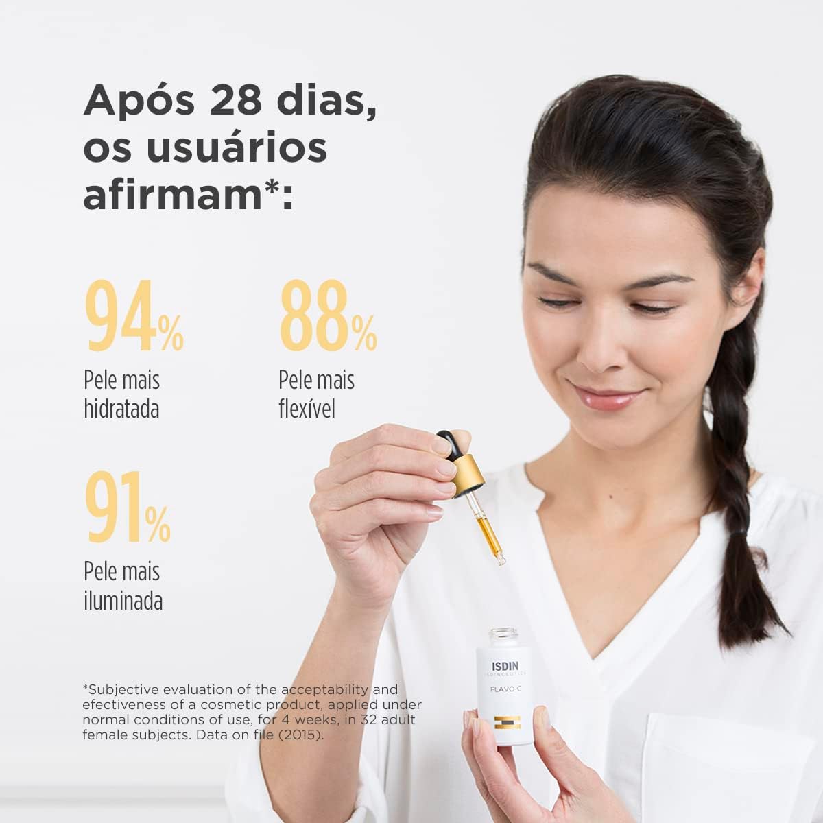 ISDIN Sérum Facial Antioxidante com Vitamina C Isdinceutics Flavo-C - 30ml - Image 3