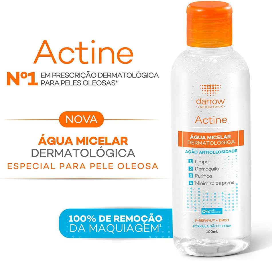 Actine Água Micelar Dermatológica, Darrow 400ml - Image 4