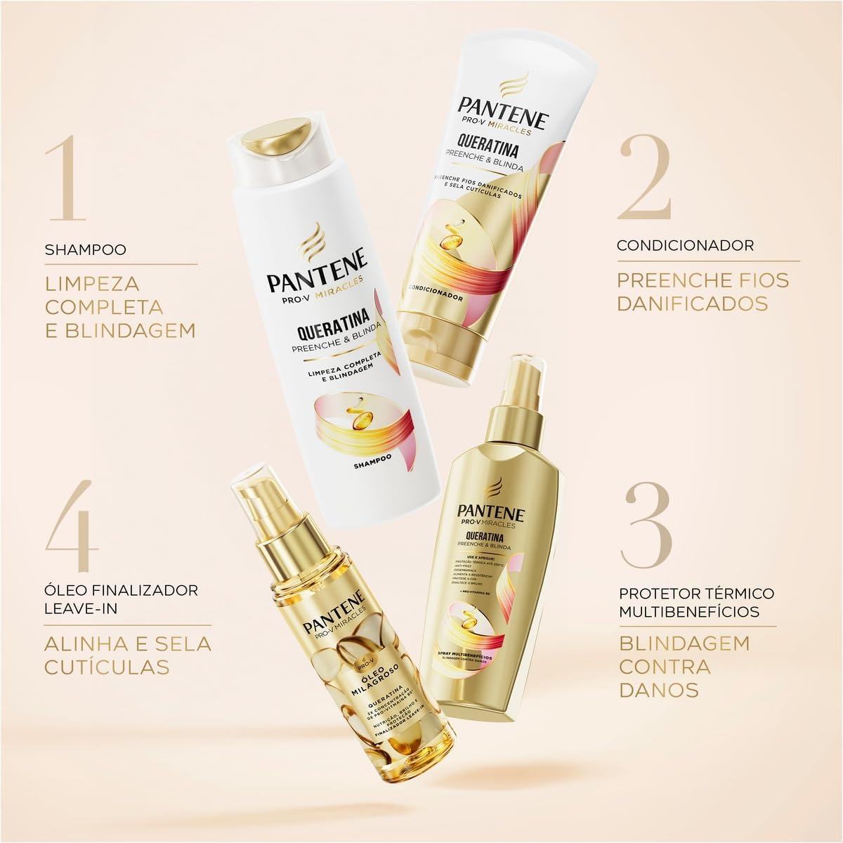 Pantene Pro-v Miracles Queratina Óleo Capilar Milagroso 95ml - Image 8