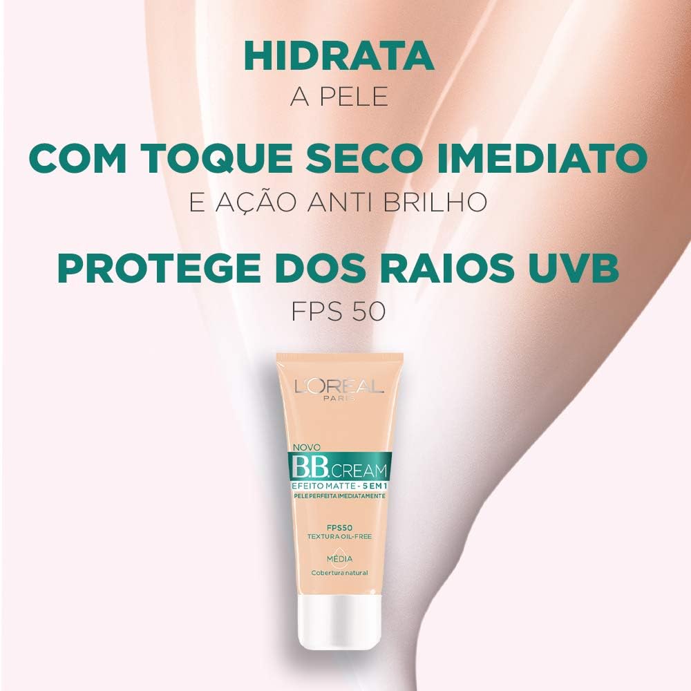 Base BB Cream L'Oréal Paris Efeito Matte FPS 50, 30ml - Image 3