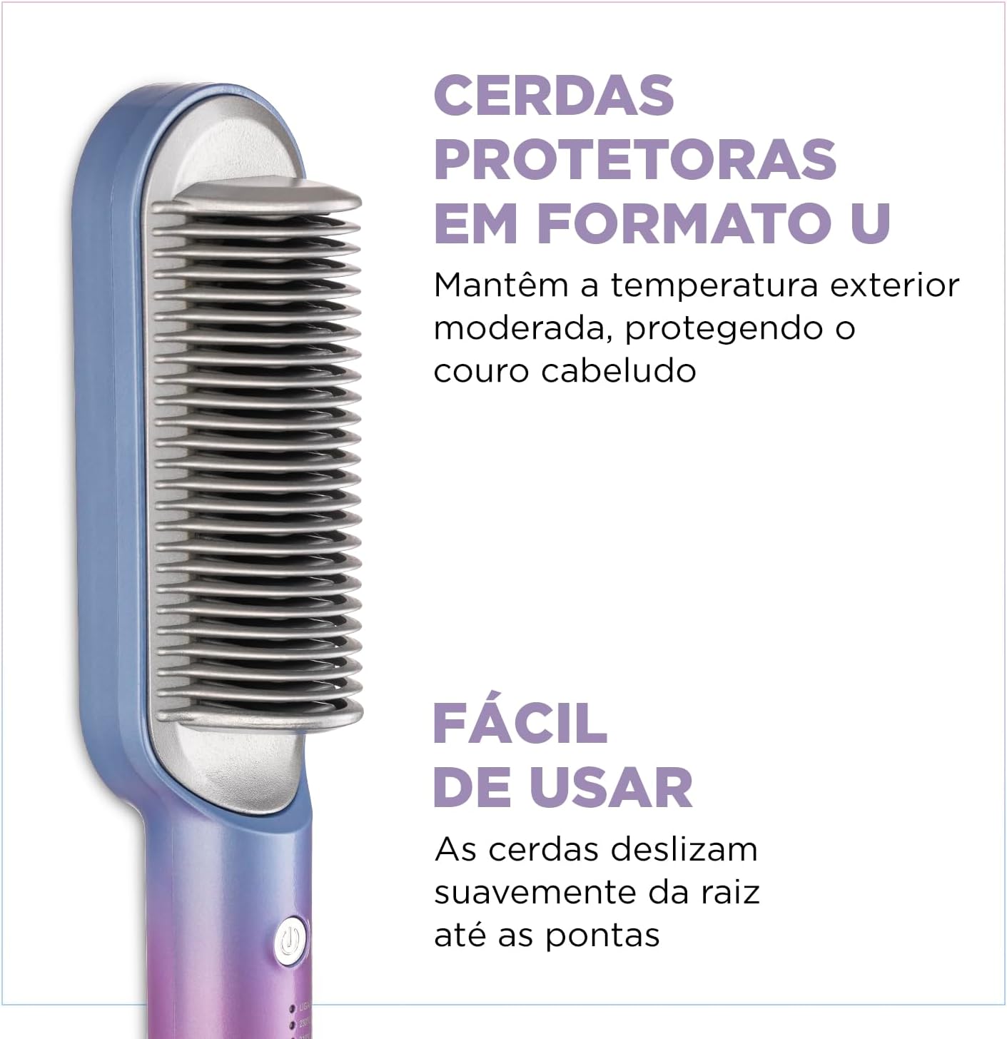 Escova Alisadora By Juliette, Mondial, Azul/Rosa, 36W, Bivolt - EA-JU-03 - Image 7