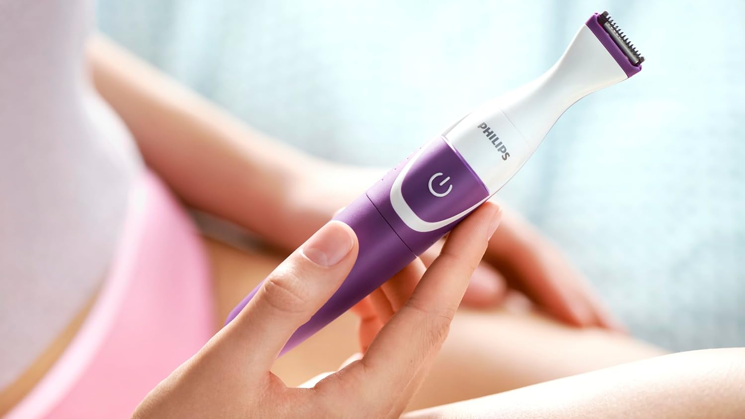 Aparador Elétrico Feminino Philips Essencial BRT383/15 para Pelos Íntimos - Image 4