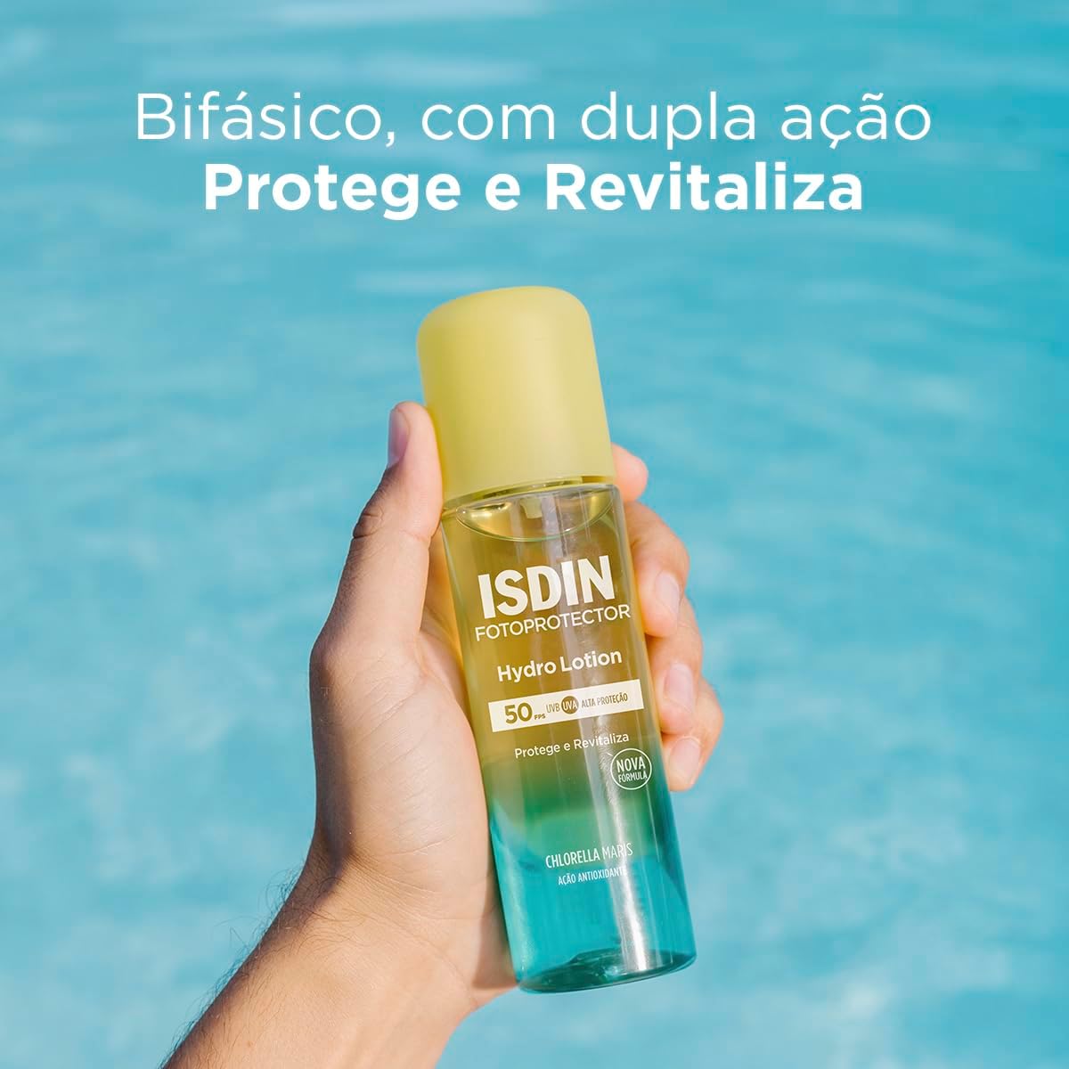 ISDIN Protetor Solar Corporal Bifásico Hydrolotion - Image 3