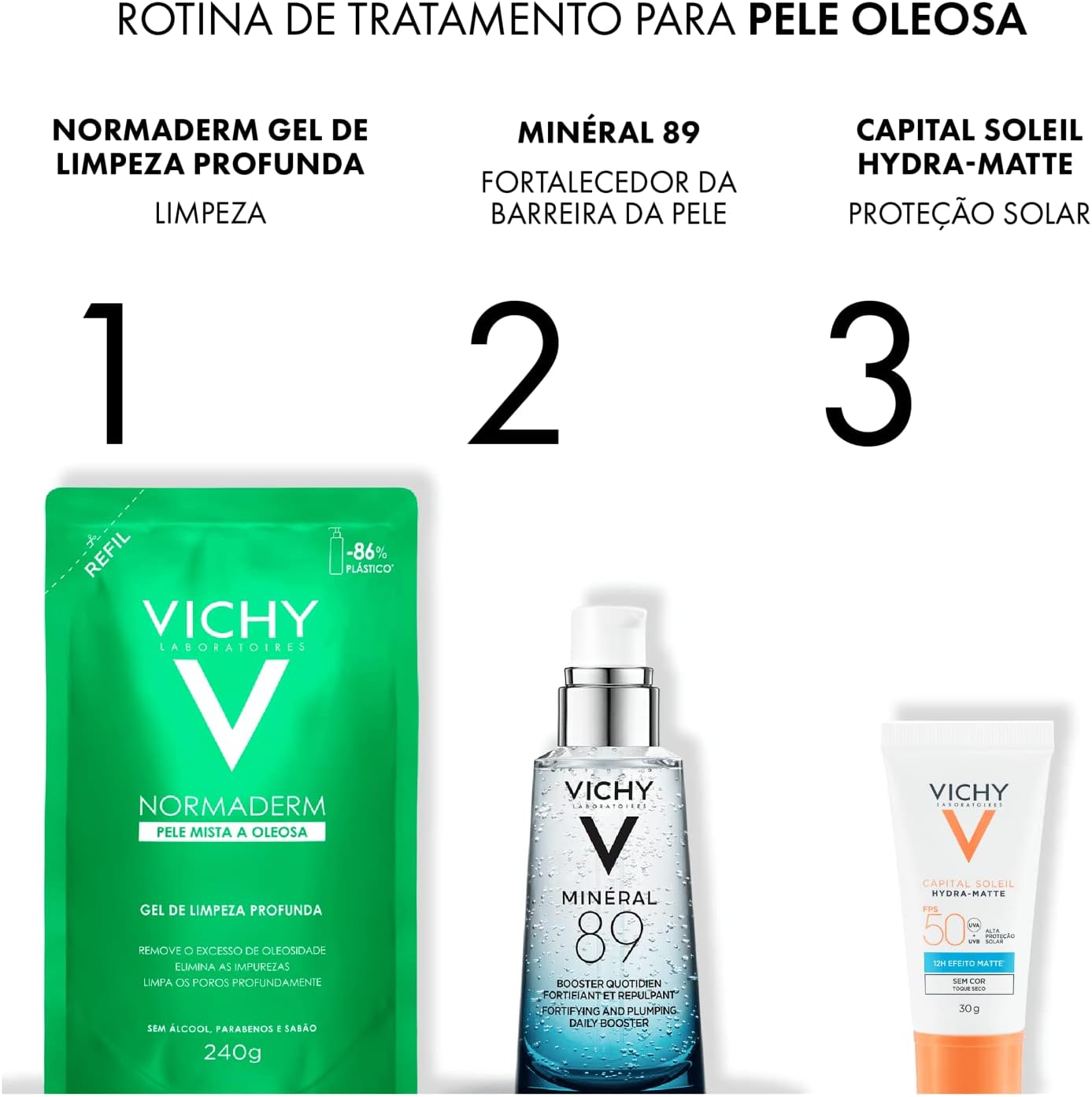 Vichy Normaderm Gel de Limpeza Profunda, com Ácido Glicólico e Salicílico, 300g - Image 16