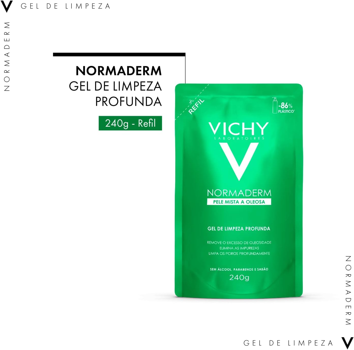 Vichy Normaderm Gel de Limpeza Profunda, com Ácido Glicólico e Salicílico, 300g - Image 12
