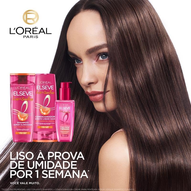 L'Oréal Paris Elseve Liso dos Sonhos Kit Shampoo, Condicionador e Sérum - Image 2