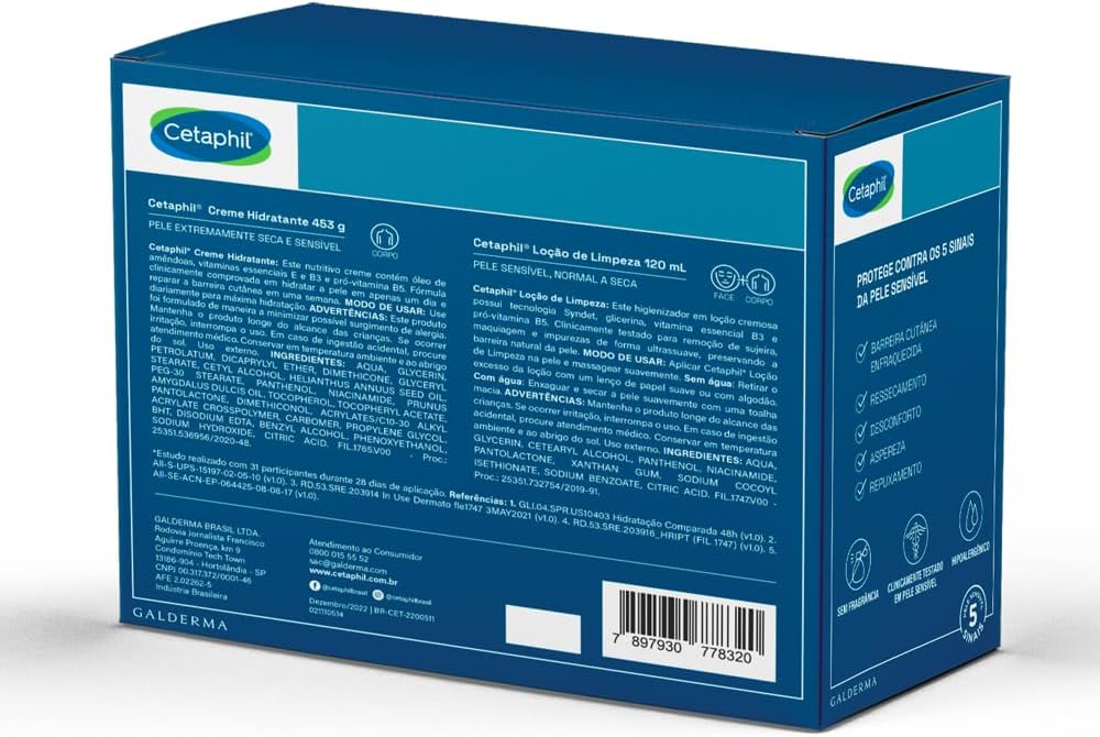 KIT COMPRE GANHE CETAPHIL CREME 453G + LOÇÃO DE LIMPEZA 120ML - Image 2