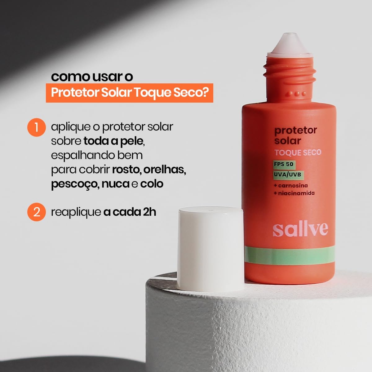 Sallve Protetor Solar Toque Seco Fps50 40G - Image 6