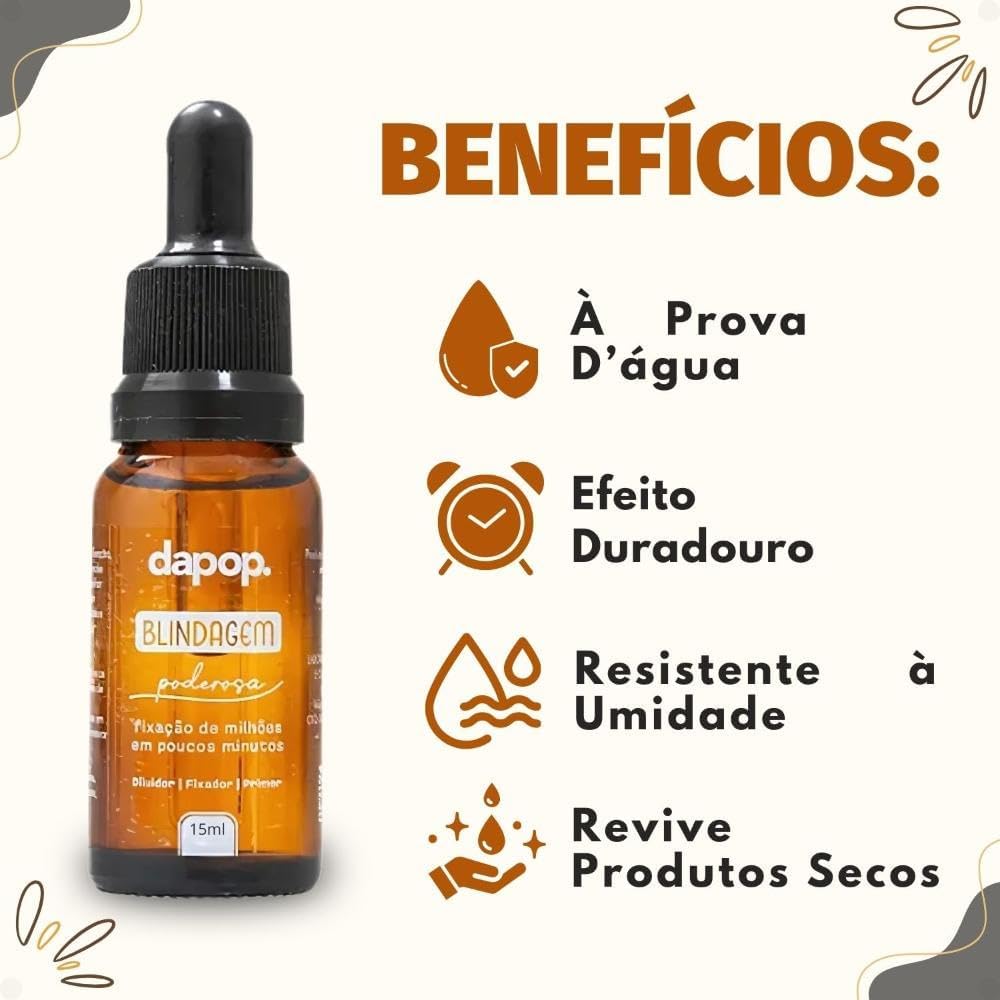 Fixador de Maquiagem Blindagem Poderosa Dapop 15ml - Image 2