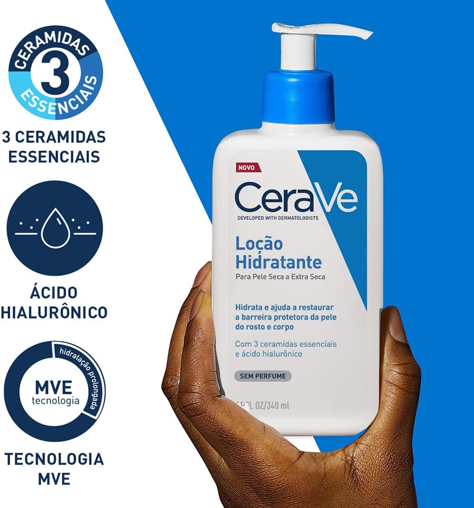 CeraVe, Loção Hidratante Corporal, com textura Fluida e Ácido Hialurônico 473g - Image 21