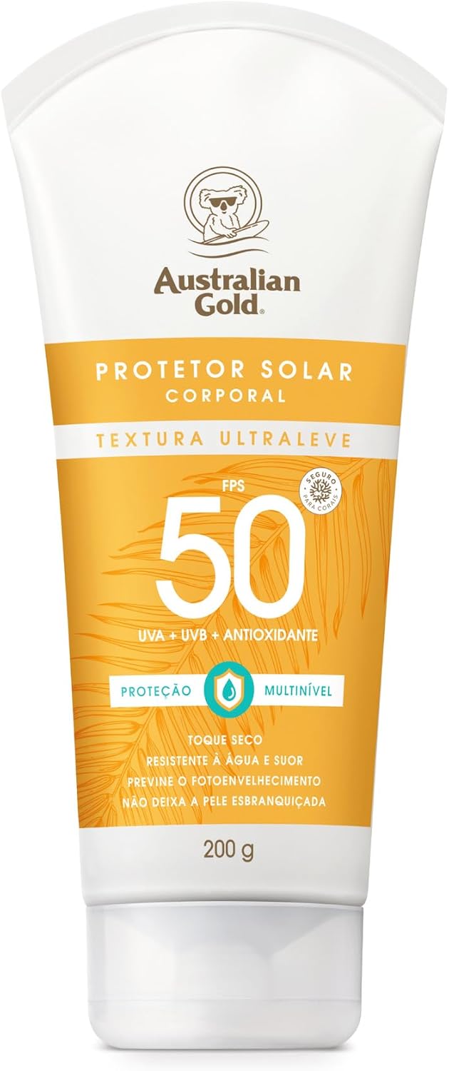 Australian Gold Protetor Solar Corpo Gel Creme Fps 50 200Gr