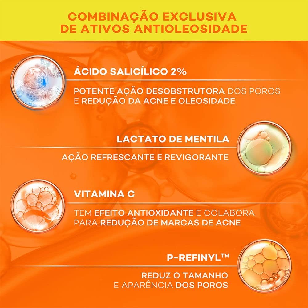 Darrow Actine Gel de Limpeza Facial com Ácido Salicílico, Vitamina C e Lactato de Mentila, 300g - refil - Image 4