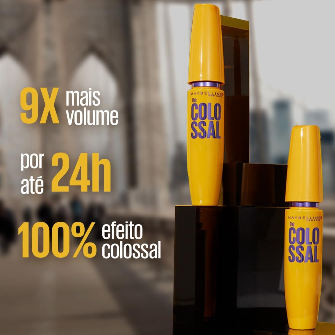 Maybelline NY The Colossal Volum' Express, Máscara de Cílios Lavável 9,2ml - Image 5