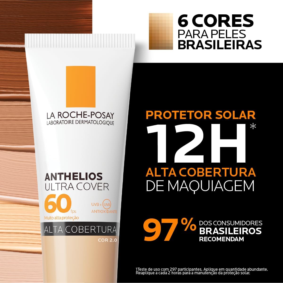 La Roche-Posay, Ultra Cover, Protetor Solar com Cor, FPS60, 30g - Image 27