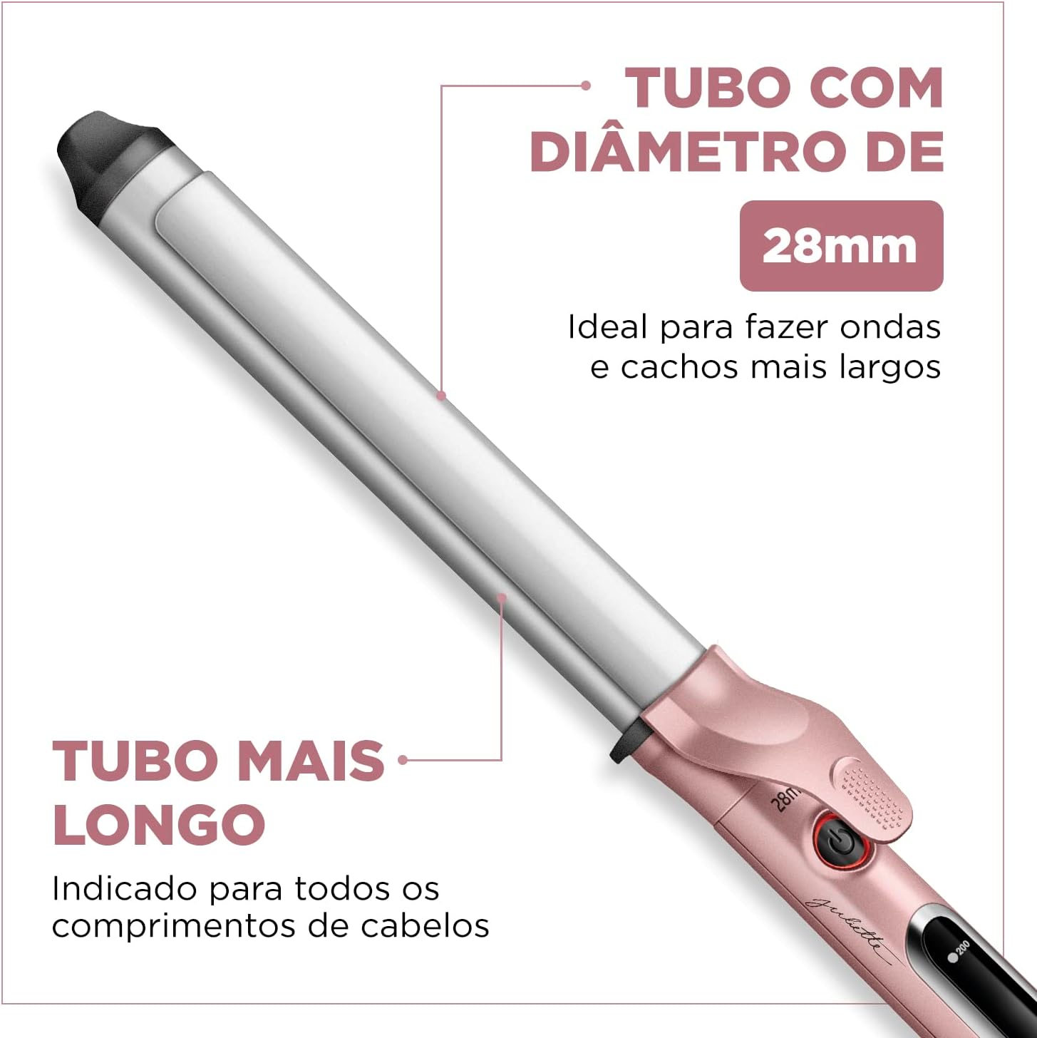 Escova Modeladora, Mondial, Golden Rose, 70W, Bivolt - MC-JU-01 - Image 4