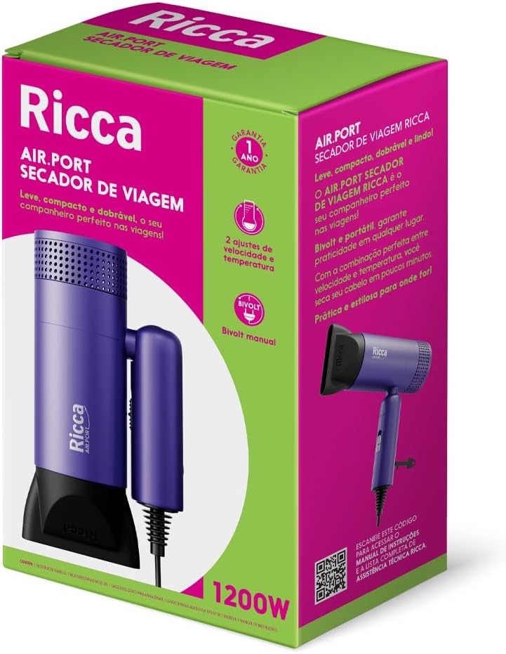 RICCA Airport Secador de Viagem Bivolt - Image 4