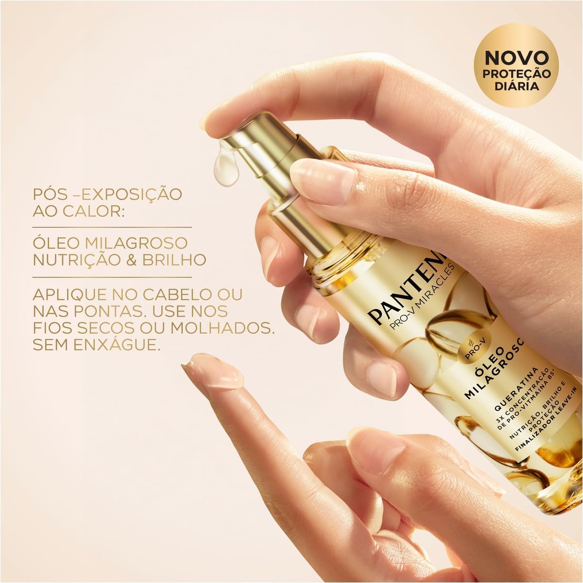 Pantene Pro-v Miracles Queratina Óleo Capilar Milagroso 95ml - Image 5