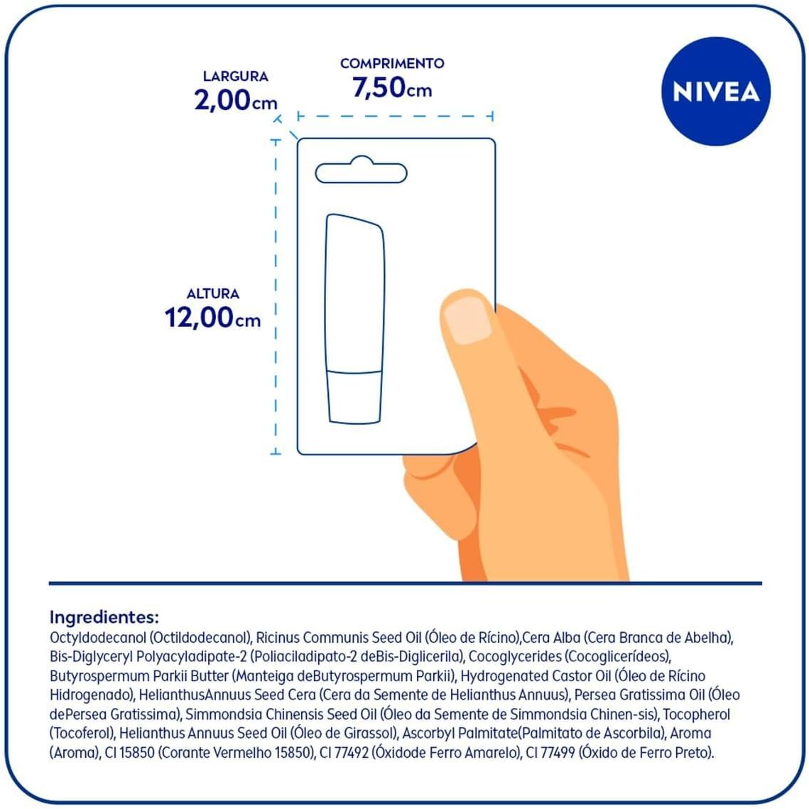 NIVEA Hidratante Labial Cereja Shine 4,8g - Image 10