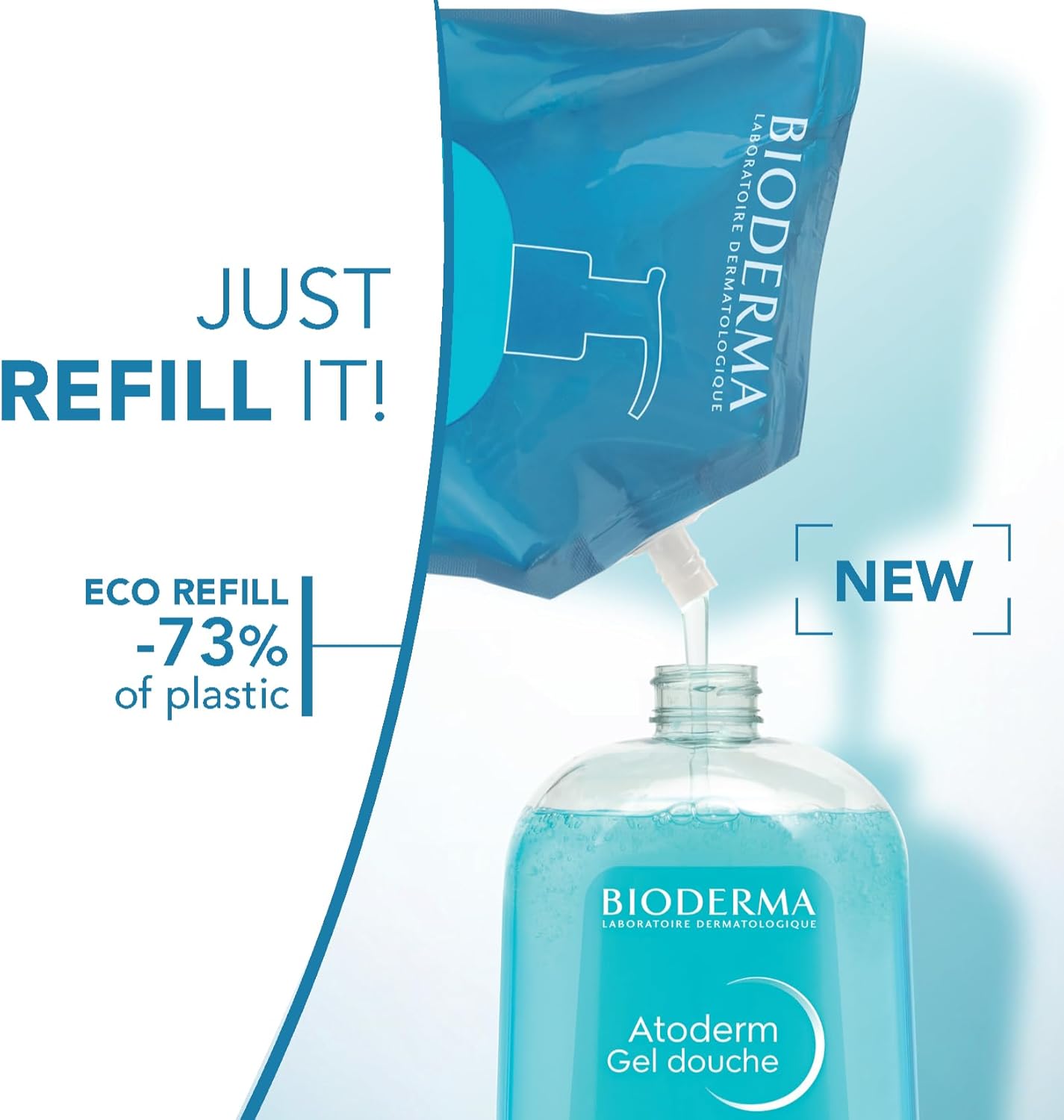 Atoderm Gel Douche, Bioderma, 1 L - Image 3