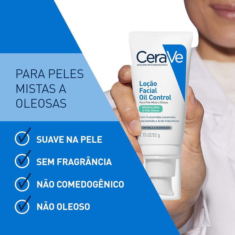 CeraVe Loção Facial Hidratante Oil Control 52g - Image 4