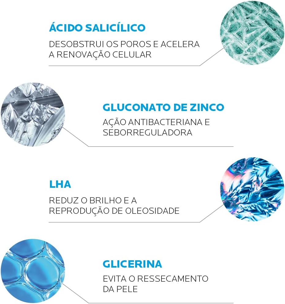 La Roche-Posay Effaclar Gel de Limpeza Facial Antiacne Concentrado com Ácido Salicílico, Zinco e LHA, 300ml - Image 5