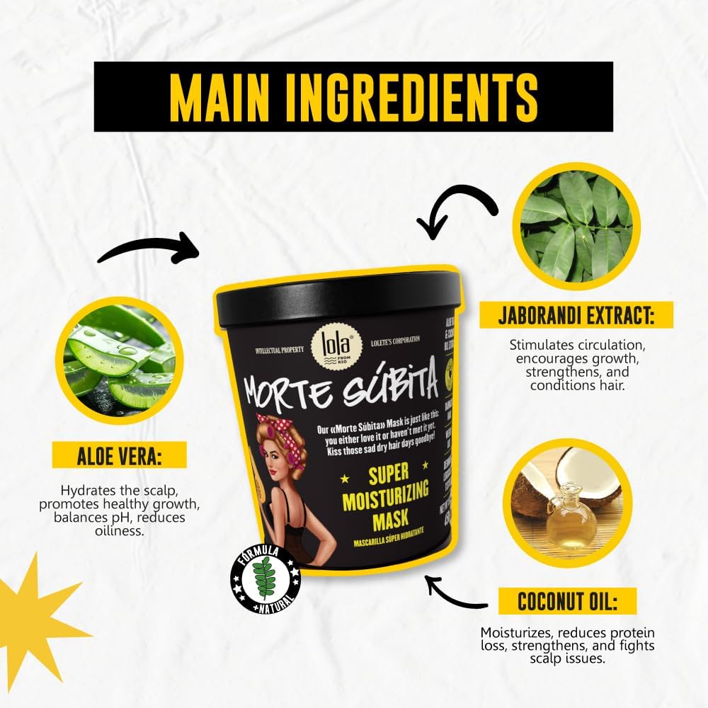 Morte Súbita Máscara Super Hidratante 450g , Lola Cosmetics - Image 6