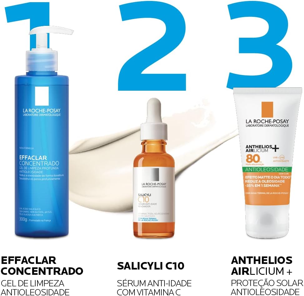 La Roche-Posay Anthelios Airlicium, Protetor Solar Facial Antioleosidade FPS80 40g - Image 7