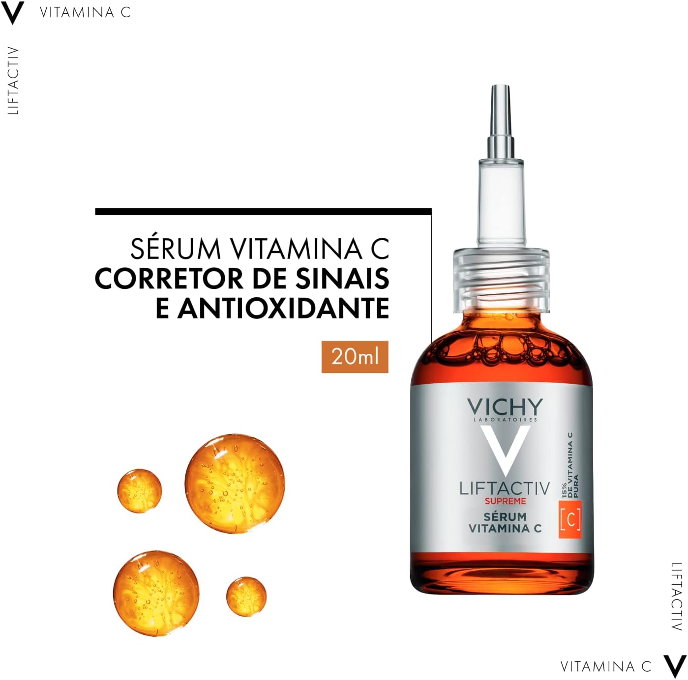 Sérum Vitamina C Corretor De Sinais E Antioxidante Vichy Liftactiv 20Ml - Image 3