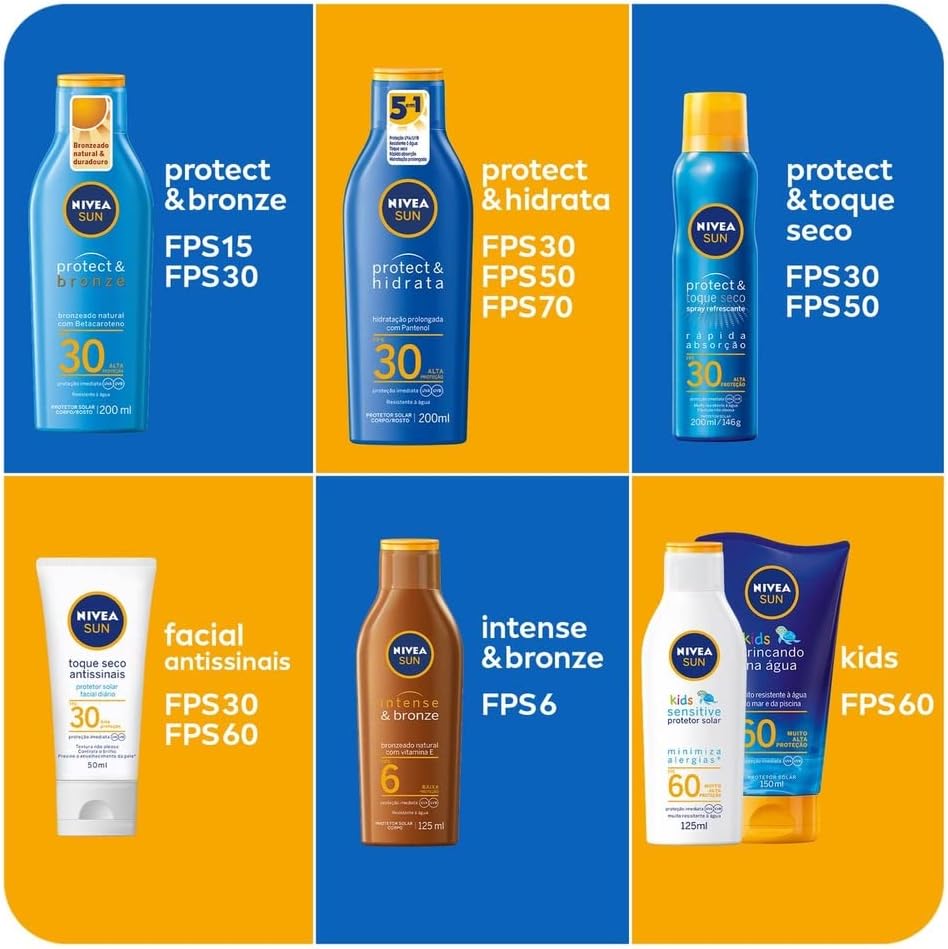 NIVEA SUN Protetor Solar Protect & Hidrata FPS 50 400ml - Image 8