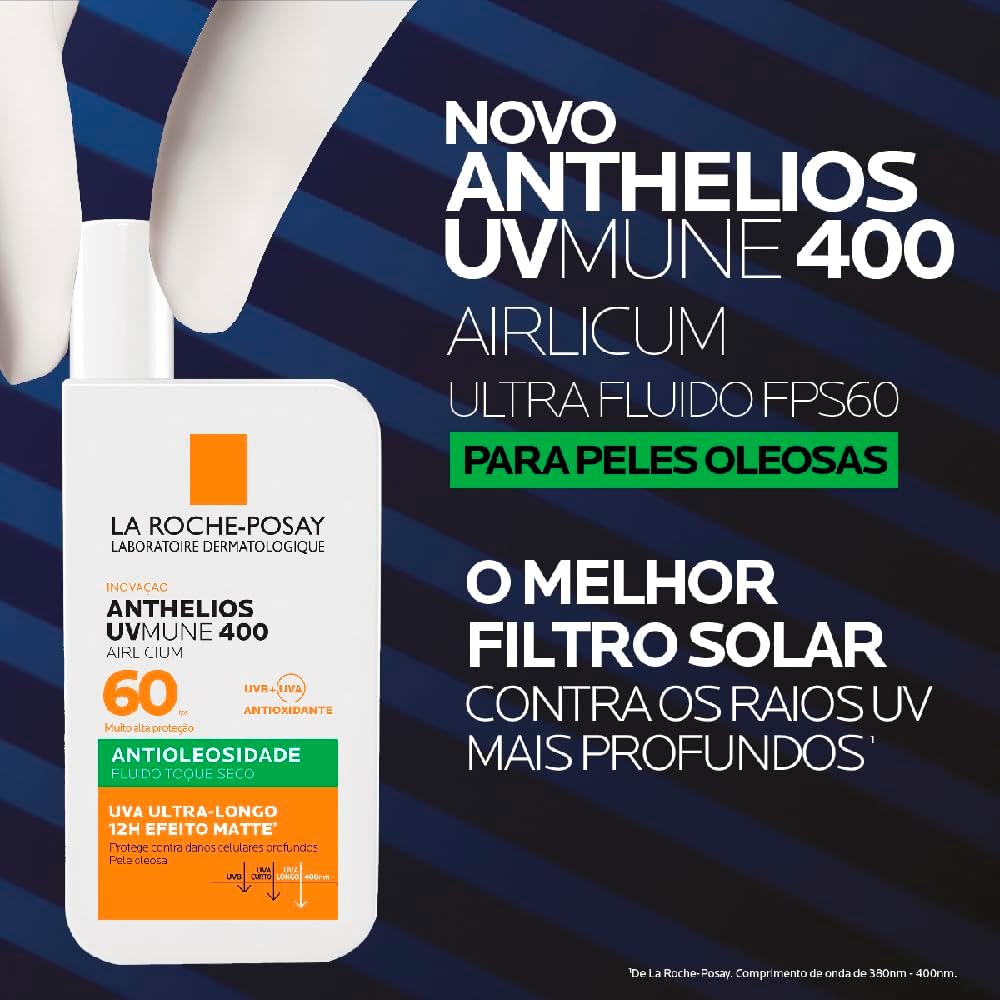 La Roche Posay, Anthelios UVmune Airlicium, Protetor Solar Facial, 40Ml - Image 3
