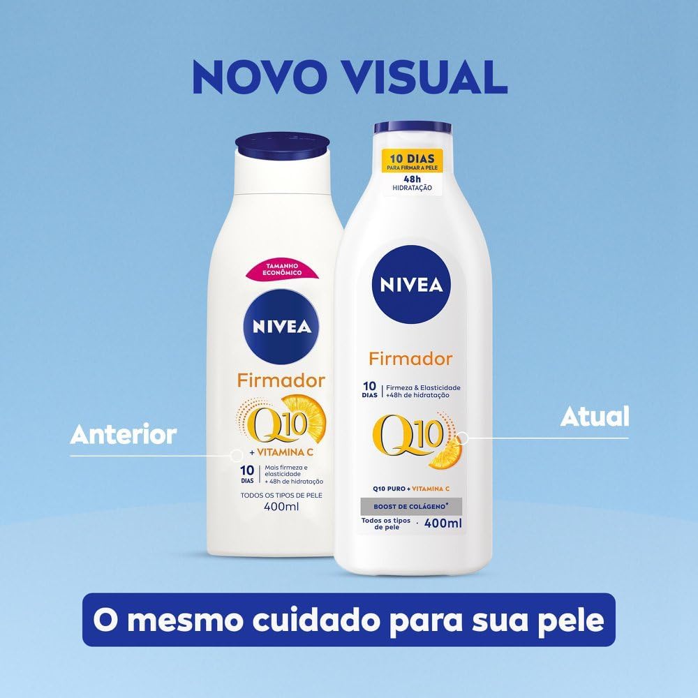 NIVEA Loção Hidratante Firmador Q10 + Vitamina C Todos os Tipos de Pele 400ml - Image 4