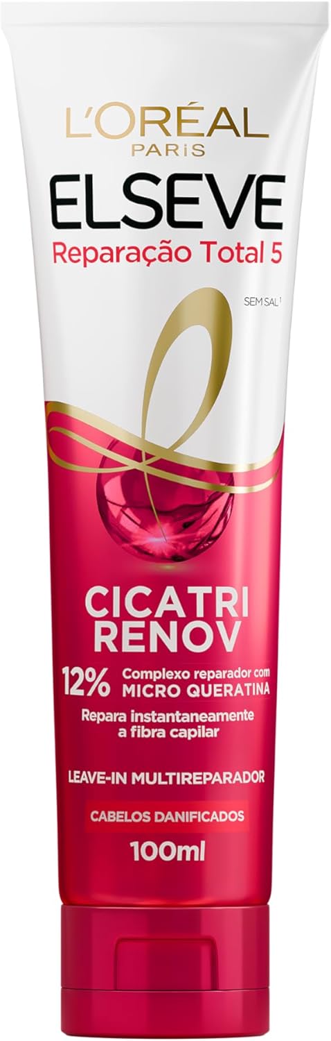 Leave-In L'Oréal Paris Elseve Reparação Total 5 Cicatri Renov,100ml - Image 7