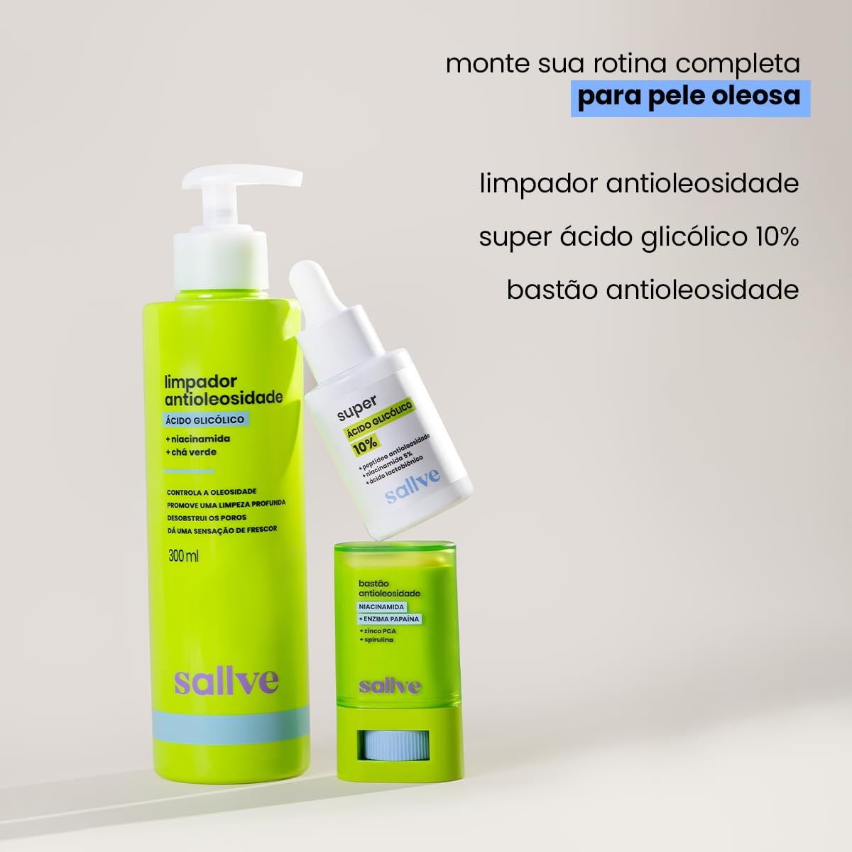 Sallve Bastão Antioleosidade 15g Com Niacinamida - Image 7