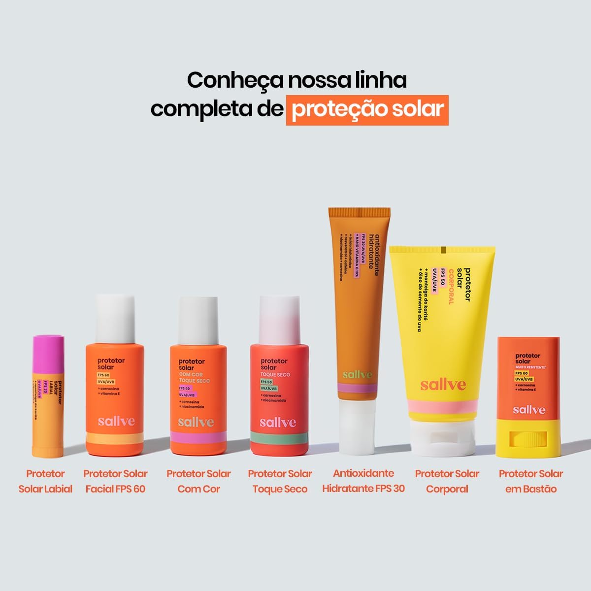 Sallve Protetor Solar Toque Seco Fps50 40G - Image 7