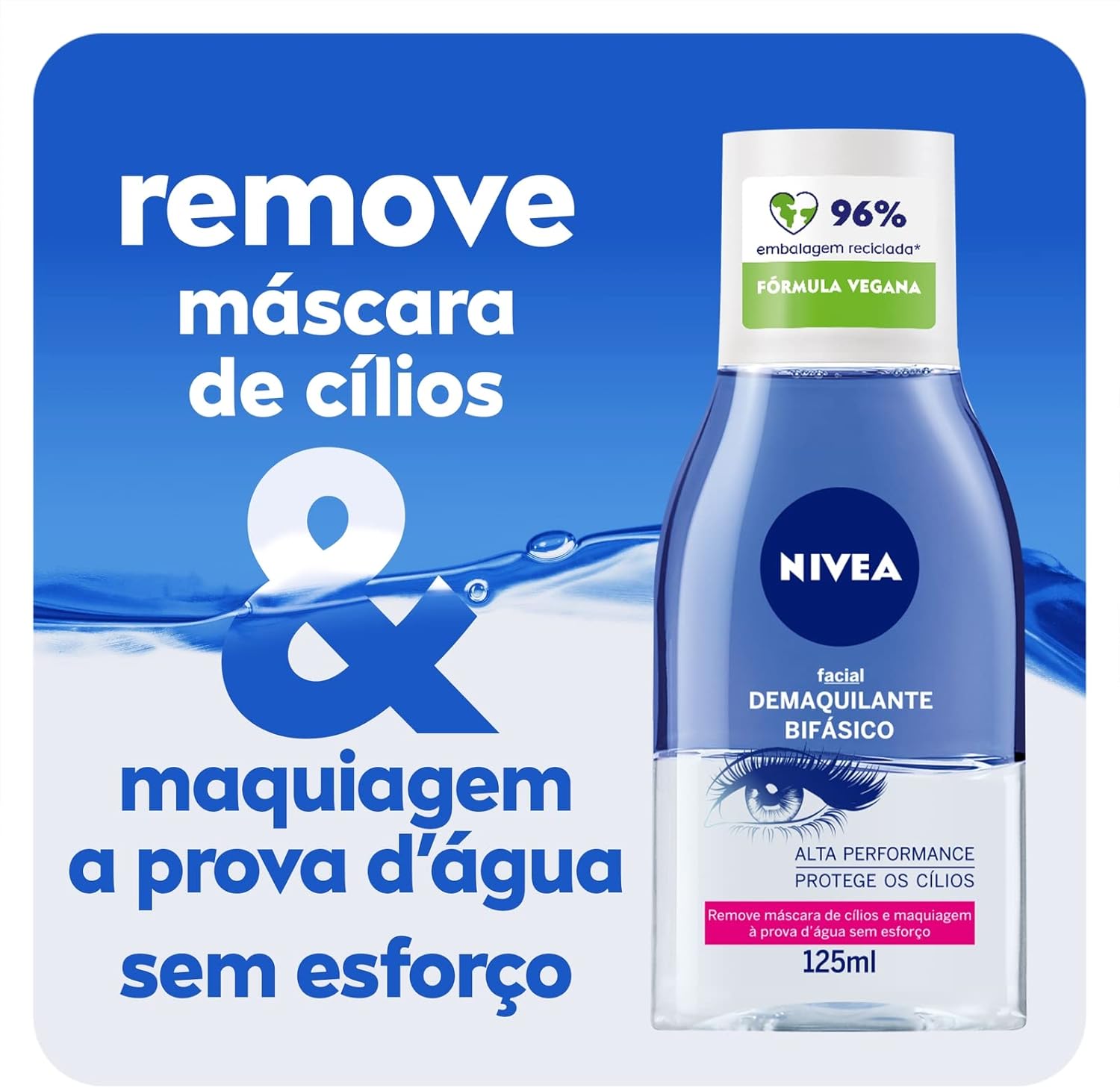 NIVEA Demaquilante Facial Bifásico 125ml - Image 2