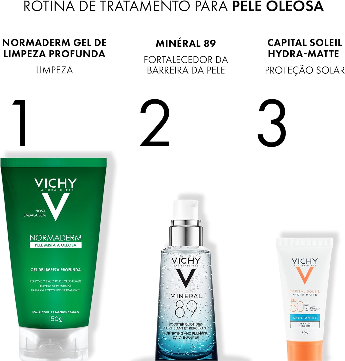Vichy Normaderm Gel de Limpeza Profunda, com Ácido Glicólico e Salicílico, 300g - Image 8