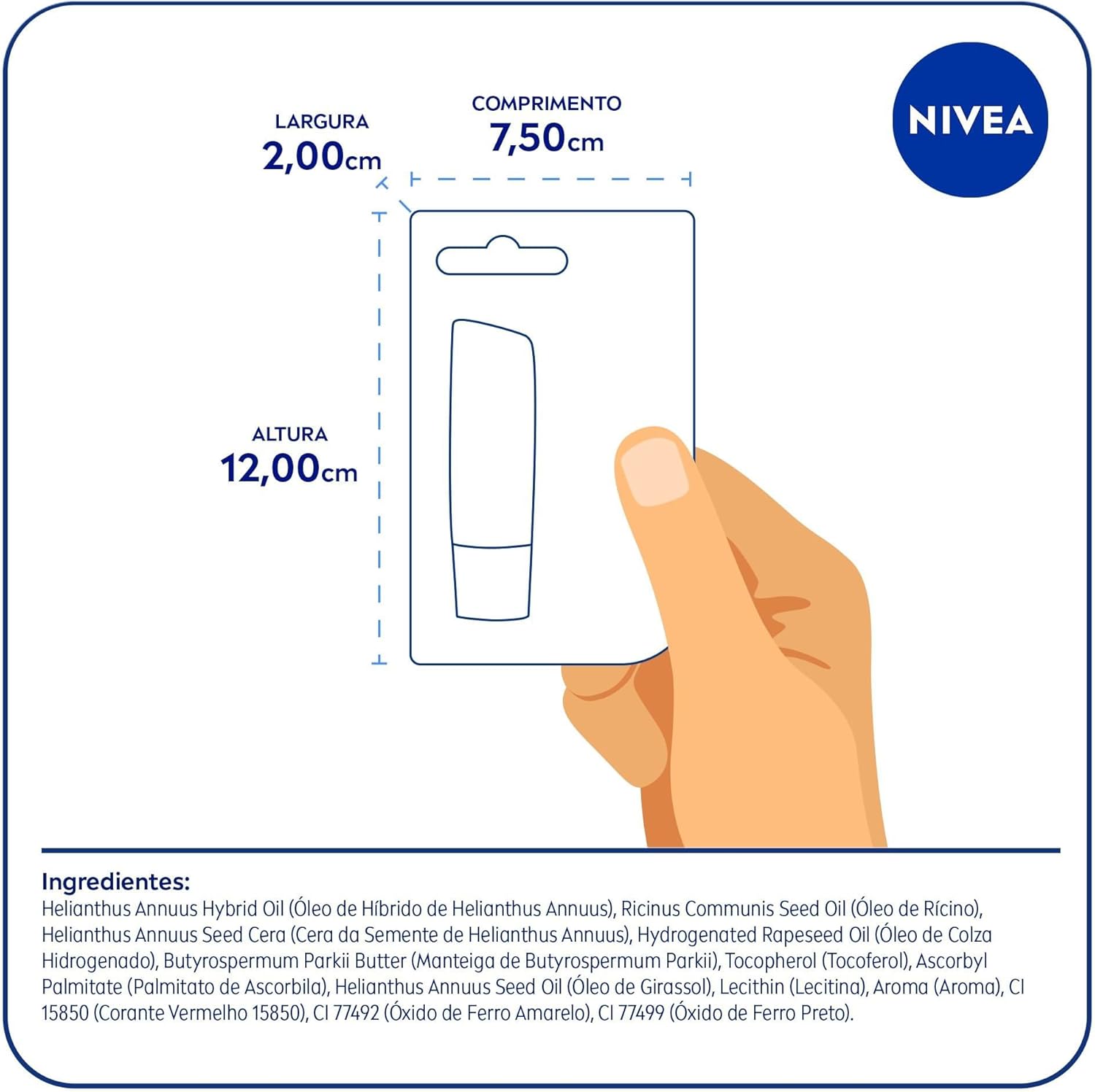 NIVEA Hidratante Labial Cereja Shine 4,8g - Image 6