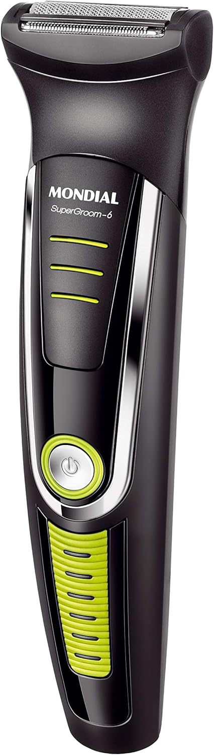 Aparador de Pelos Super Groom 06, Mondial, Preto/Verde, 6W, Bivolt - BG-04 - Image 8