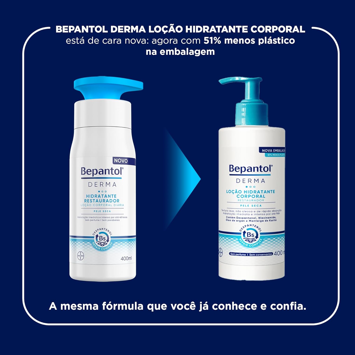 Bepantol Derma Hidratante Corporal, Restaurador para Pele Seca, 400ml - Image 6