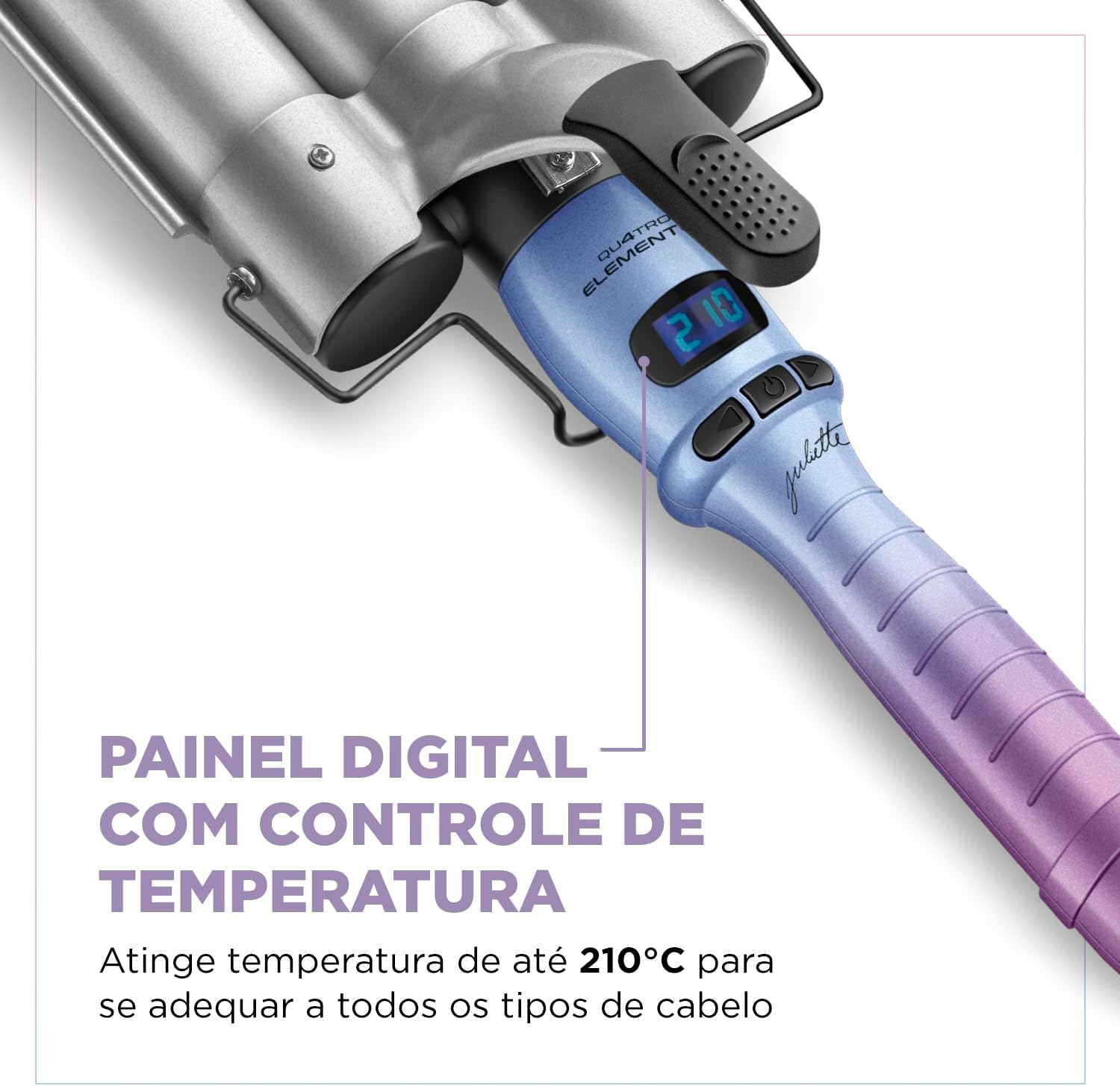 Modelador de Cachos Triondas By Juliette, Mondial, Azul/Rosa, 180W, Bivolt - MCT-JU-03 - Image 7