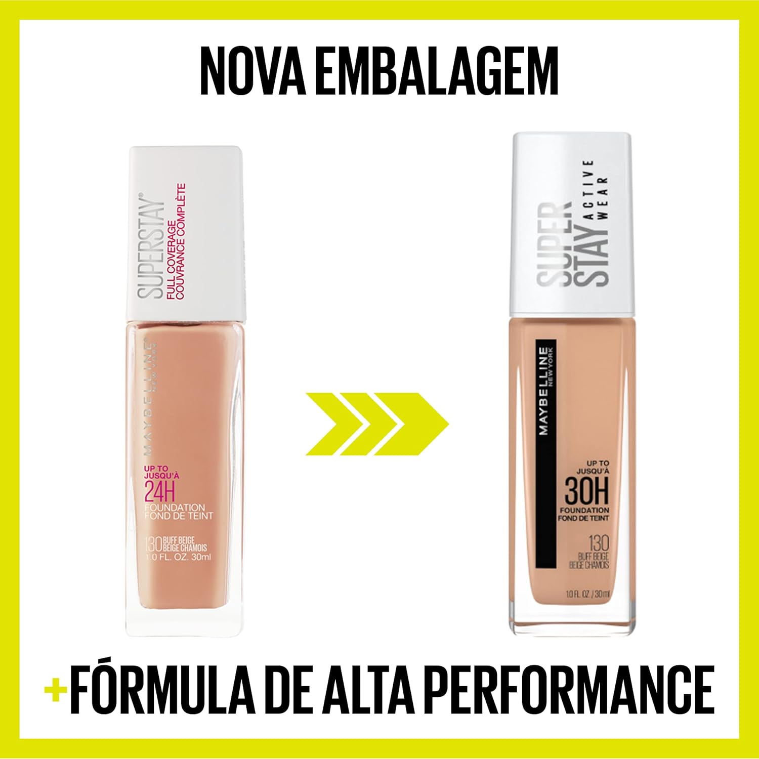 Maybelline NY Base Alta Cobertura Super Stay Active Wear Resistente ao Suor Alta Duração até 30h na Pele 30ml - Image 10