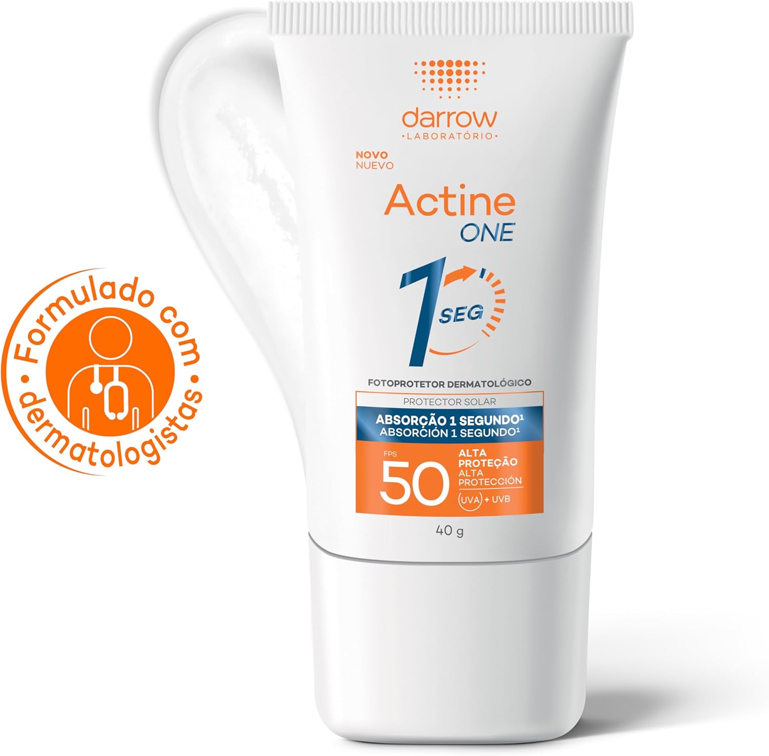 Darrow Actine One Protetor Solar Facial FPS50, 40g - Image 2