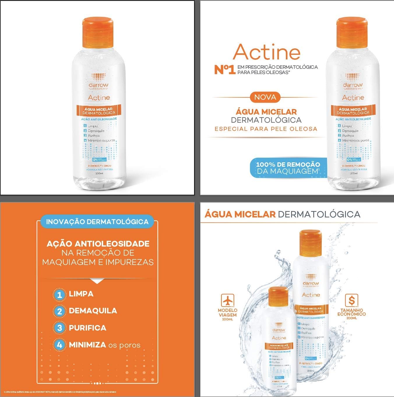 Actine Água Micelar Dermatológica, Darrow 400ml - Image 7