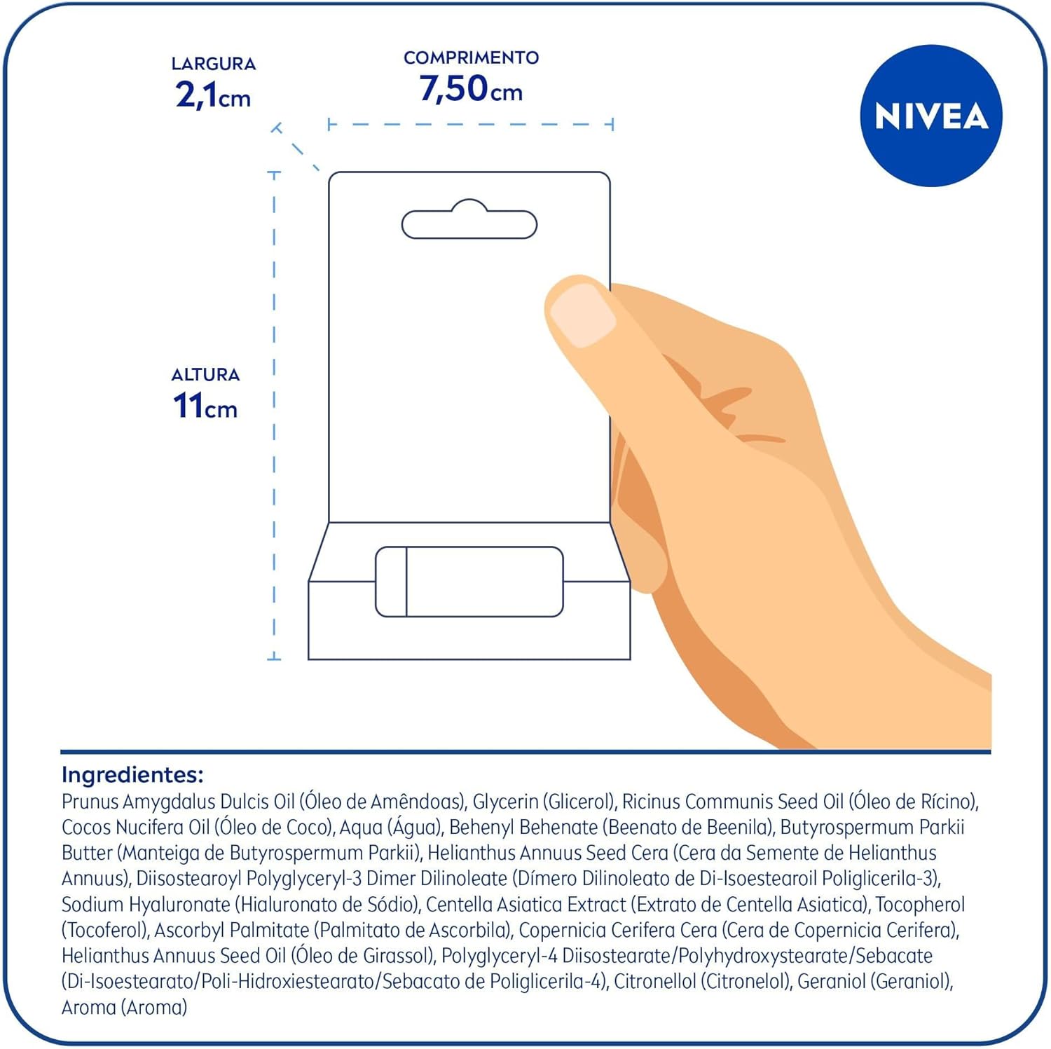 NIVEA Hidratante Labial Ultra Hialurônico 5,2g - Image 10