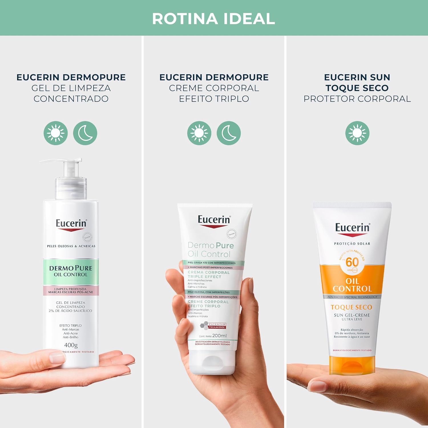 EUCERIN Creme Corporal AntiAcne Dermo Pure Efeito Triplo 200ml - Image 8